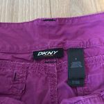 DKNY Active Women's Capri Pink/Purple Pants Size 9 100% Cotton Vintage Photo 3