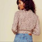 Blue Life  Caden Crop Top leopard lurex strip sz XS Photo 2