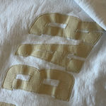 The Bar  White and Gold crewneck sweater Photo 3