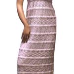 White Strapless Maxi Dress Photo 1