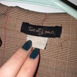 Twenty One Brown Blazer With Flowers  Photo 2