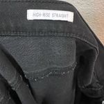 True Craft  Women's Plus 22W High Rise Straight Leg Distressed Black Jeans Photo 7