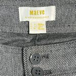 Maeve Anthropologie Seamed High Rise Flare Split Hems Gray Trouser Pants Size 4 Photo 8