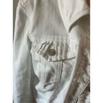 White House | Black Market  white jeans jacket size 6 cotton blend Photo 1