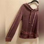 Sundance  Aurora Purple  Velour Drawstring Hoodie Size Small Photo 3