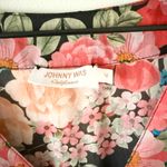 Johnny Was  Easy Cotton & Silk Blend Coverup Dress in Black Royal Floral Multi M Photo 5