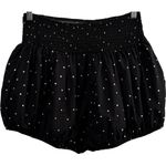 Anthropologie NWT Maeve Black Smocked Bloomers Shorts Boho Coquette Size Small Photo 2