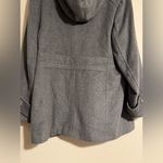 London Fog EUC  Grey Full Zip Up Hooded Coat with Pockets size 1X Photo 7