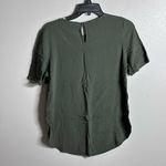 H&M Women Dark green Formal blouse top size 6 Photo 3