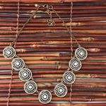 J.Crew Gold Tone & Rhinestone Necklace Photo 4