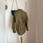 Abercrombie & Fitch  Army Green Utility Oversized Button Up Shirt, Size Medium Photo 1