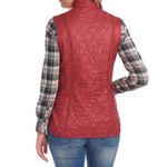 Barbour Women's Wray Gilet Vest, Deep Claret Red | Size 10 Photo 1