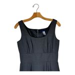 J.Crew  Dress Women 2 Gray Wool Blend Sleeveless Scoop Neck Sheath Career Preppy‎ Photo 2