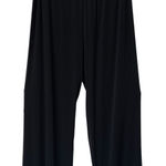 Marisa Baratelli Sheer Overlay Pants Womens Size 4 Black Wide Leg Flowy‎ Resort Photo 0