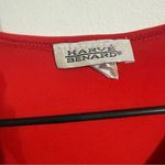 Harvé Benard Harve Benard Red Ruffled Sleeveless‎ Blouse Photo 3