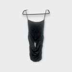 Windsor NWT Women’s  Bodycon Rushed Little Black cocktail Dress Black Small Photo 2