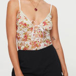 Princess Polly  Amessa Floral Lace Bodysuit Tank Top Photo 0