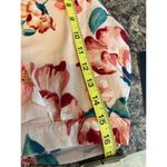 Lulus NEW Good Fleur You Blush Pink Floral Cross Front Tie Waist Crop Small Photo 10