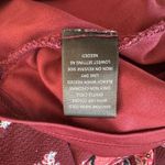 Trixxi Burgundy Floral Short Sleeve Romper Photo 4