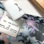 Badgley Mischka Sheer Multicolor Beaded Front Top Photo 8