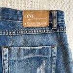 One Teaspoon ONE By Distressed zip ankle low rise Trashed Free Birds J2 2204 Photo 9