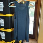 Aritzia Wilfred Free Marl Knit Ornella Racer Tank Top Blue Black Size Small Photo 4