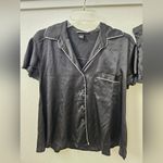 Victoria's Secret Black Satin Pajama Set Size Small NWOT Photo 2