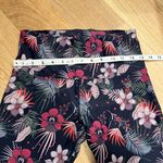 Lorna Jane  navy floral‎ leggings with hidden pocket and pull string inside Photo 4