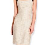 L'Agence L’AGENCE Tweed Leather Straps Mini Dress Photo 0