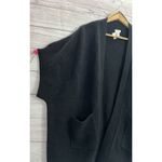 Aerie Arie Women's Black Knit Cardigan Poncho Sweater Size SMALL OVERSIZED Photo 3