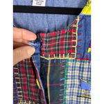 Sophia Rose TeacherCore Denim Patchwork Dress | Size 16W | School Novelty VTG Blue Photo 4