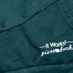 Super cute it works brand dark green sweatshirt! Green Size M Photo 3
