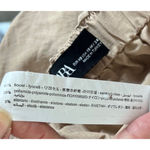 ZARA Tan Draped Gathered Mini Bubble Balloon Skirt High Waist Women’s XS Prep Photo 6