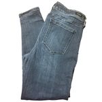 Liverpool  Los Angeles Ankle Skinny Jeans Dark Wash Light Distressing Size 12 P Photo 3