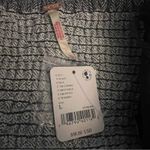 Free People  Jamie Sleeveless Herringbone Vest NWT Gray Twill Top Women's Large Photo 4