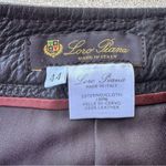Loro Piana  Leather Pencil Skirt Size 44 Photo 4