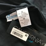 California Waves Solid Ruffle Side Black Bikini Bottoms NWT XL Photo 5