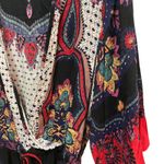 Angie  Romper Paisley Print‎ Drawstring Waist V-Neck Festival Boho Medium Photo 2