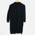 UGG Wool Blend Knit Cardigan Open Front Black XS Long Sleeves Pouch Pockets Boho Photo 1