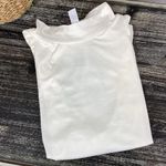 Foschini Ivory Sleeveless Mock Turtleneck Sleeveless Tee T Shirt Top NEW L Size L Photo 3