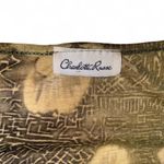 Charlotte Russe y2k  hibiscus print mesh top with 3/4 length sleeves Photo 5