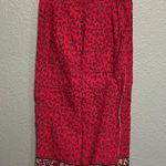 Vintage Sun River Christmas Holly Poinsettia Print Wrap Skirt Size L Photo 0