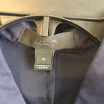 J.Crew  size 4 navy laced long sleeved blouse Photo 4