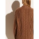 Vince ππ Braided Cable Cardigan Alpaca Wool Blend ~ Cream NWT Photo 11
