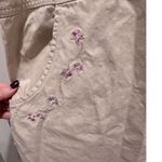 Disney Vintage  Beige Winnie the Pooh Piglet Overall Midi Dress Cotton Size Large Photo 5