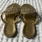 Jack Rogers  Gold Georgica Jelly Sandals Size 7 Photo 2