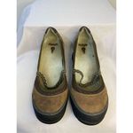 Ahnu Womens US 8.5 Olivia Wedge Brown Leather Heels Mary Janes Comfort Heel 3 in Photo 2