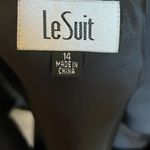 Vintage Le Suit Black Blazer, Pants &‎ Top Set Size 14 Photo 12