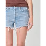 AGOLDE Parker Vintage Cut-Off Shorts in Swampmeet Button Fly Size 25 Photo 5