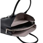 Kate Spade Black Pebbled Leather Margaux Medium Satchel Bag Photo 1